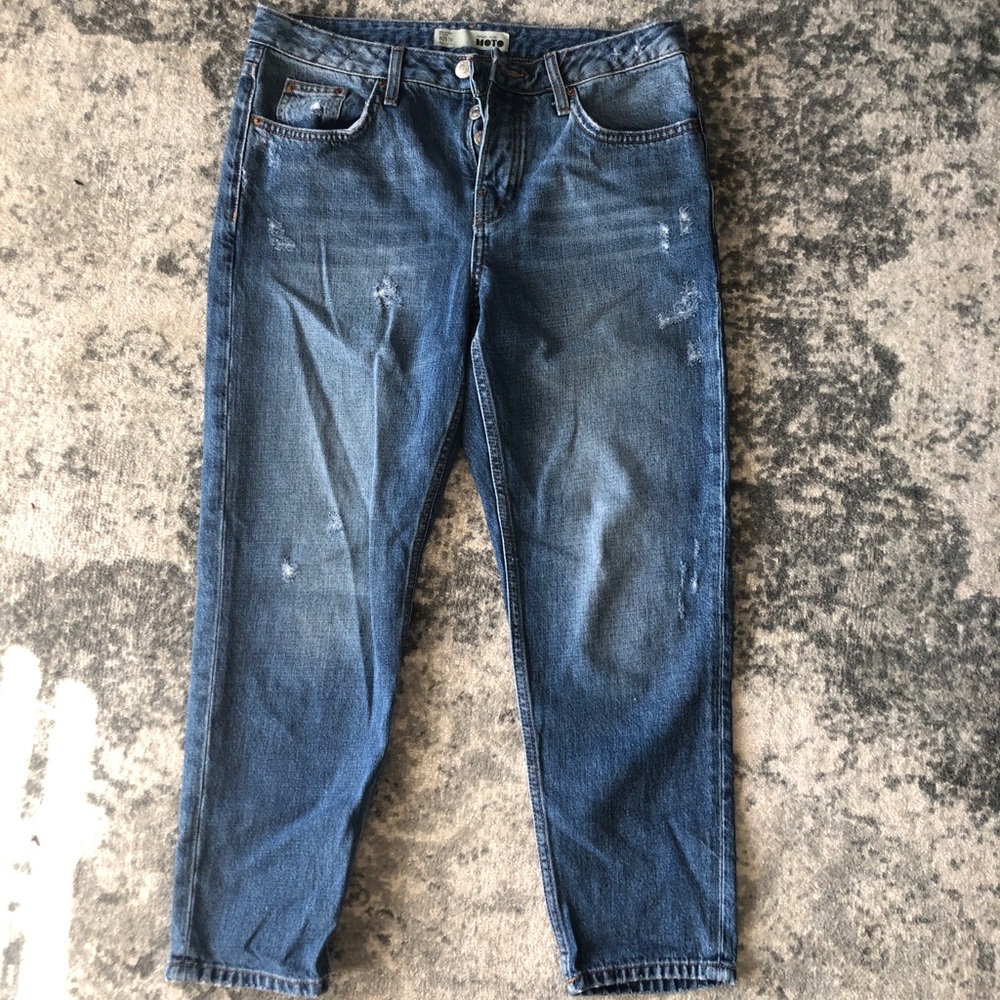 Topshop hayden loose fit authentic boyfriend jeans